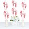 Big Dot of Happiness Christening Pink Elegant Cross - Decorations DIY Girl Religious Party Essentials - Set of 20